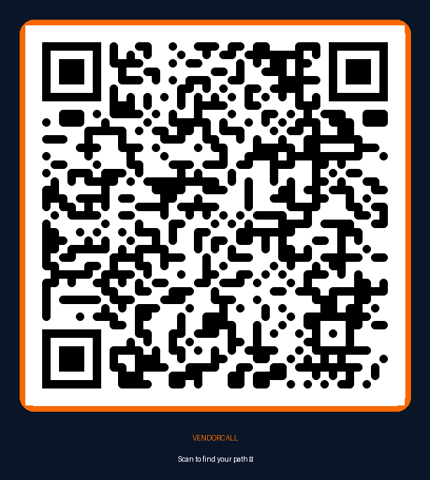 Scan to find your path at VendorCall